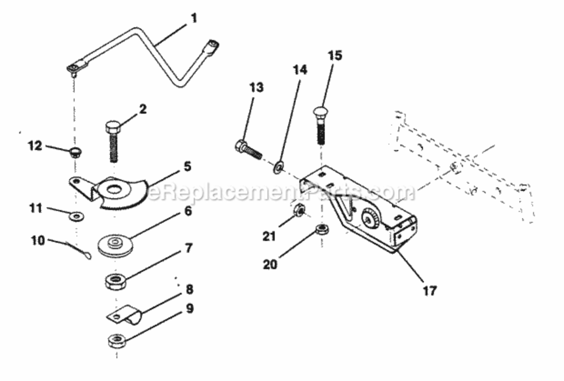 Page M Diagram and Parts List for PP125R38JA  Poulan Lawn Tractor