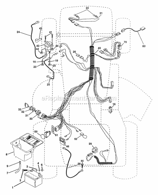 Page D Diagram and Parts List for PP16H46  Poulan Lawn Tractor