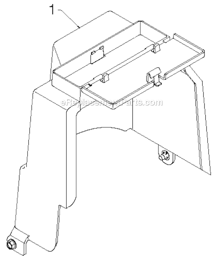 Chassis Engine Pulleys Diagram and Parts List for PP1850ES 96198005502 - 2012-08 Poulan Snow Blower