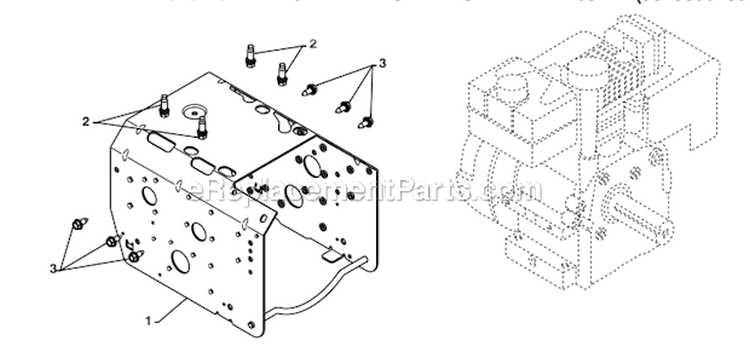 Page P Diagram and Parts List for PP208E24  Poulan Snow Blower