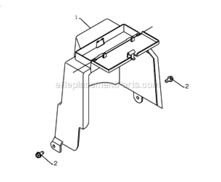 Page R Diagram and Parts List for PP208E24  Poulan Snow Blower