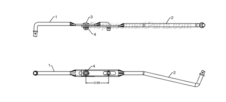 Page W Diagram and Parts List for PP208E24  Poulan Snow Blower
