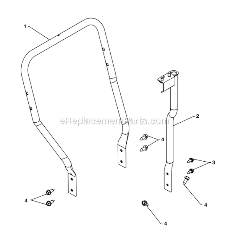 Page I Diagram and Parts List for PP208E24  Poulan Snow Blower