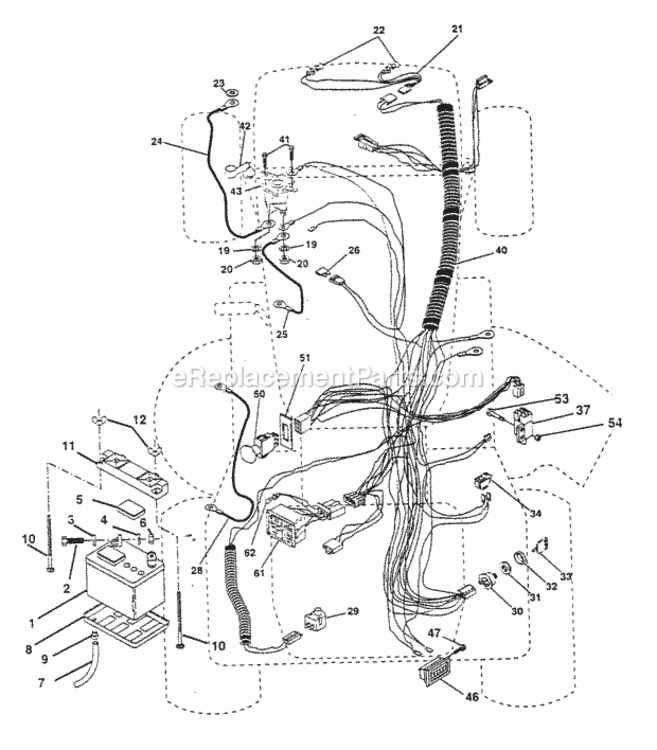 Page C Diagram and Parts List for PP20H50J  Poulan Lawn Tractor
