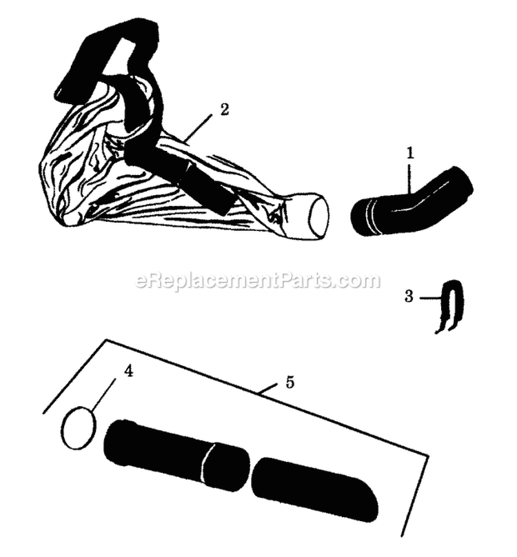 Vac Attachment Kit Diagram and Parts List for PP420  Poulan Leaf Blower / Vacuum