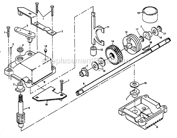 Page B Diagram and Parts List for PP752PHJA  Poulan Lawn Mower