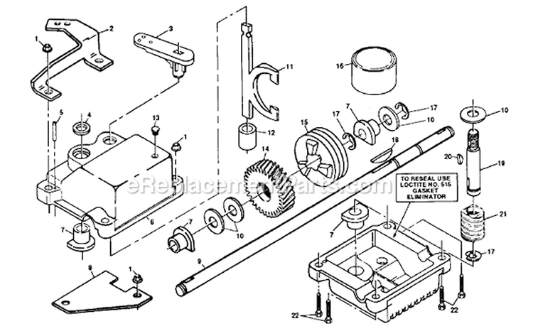 Page B Diagram and Parts List for PP850PX  Poulan Lawn Mower