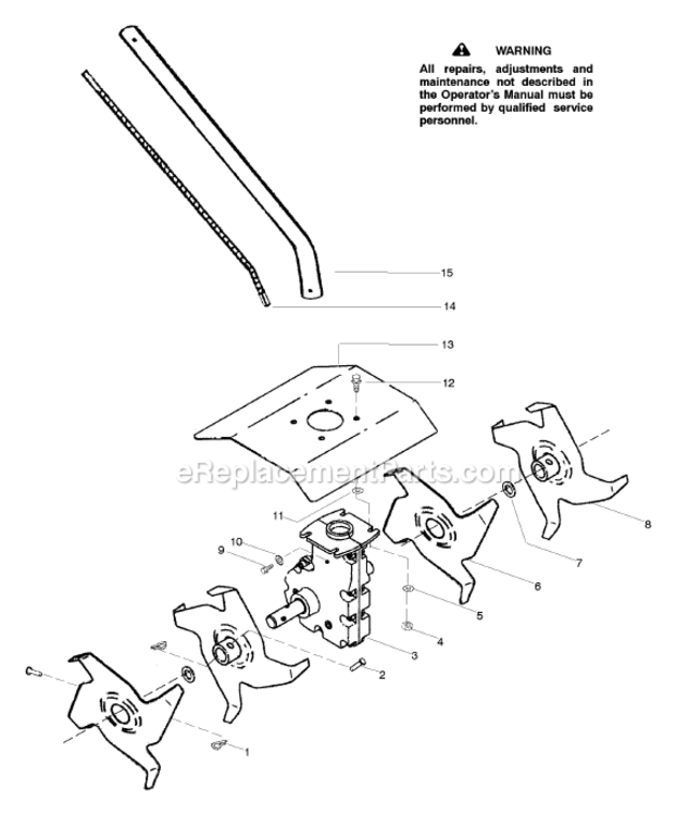 Page A Diagram and Parts List for PPB2000T  Poulan Edger