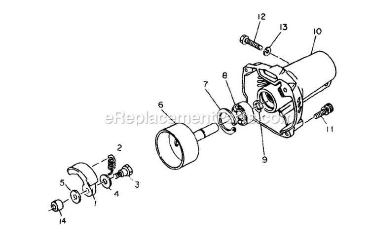 Page B Diagram and Parts List for PPC22  Poulan Trimmer