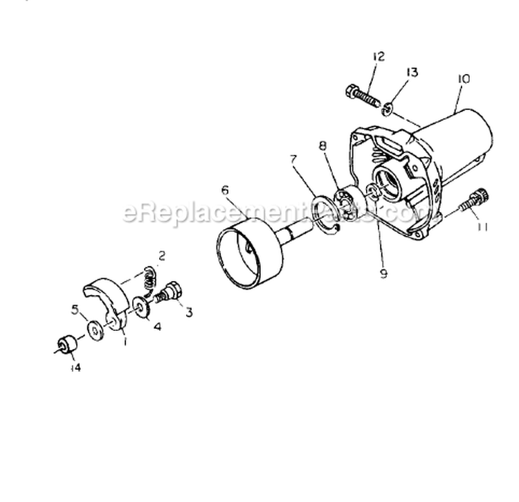 Page B Diagram and Parts List for PPC25E  Poulan Trimmer