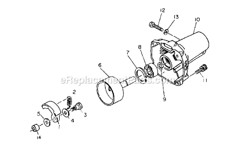 Page B Diagram and Parts List for PPC25  Poulan Trimmer