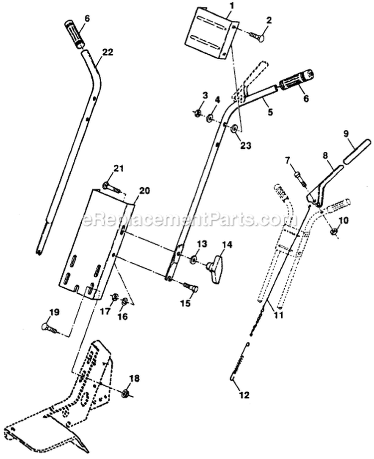 Page C Diagram and Parts List for PPFT3K  Poulan Tiller