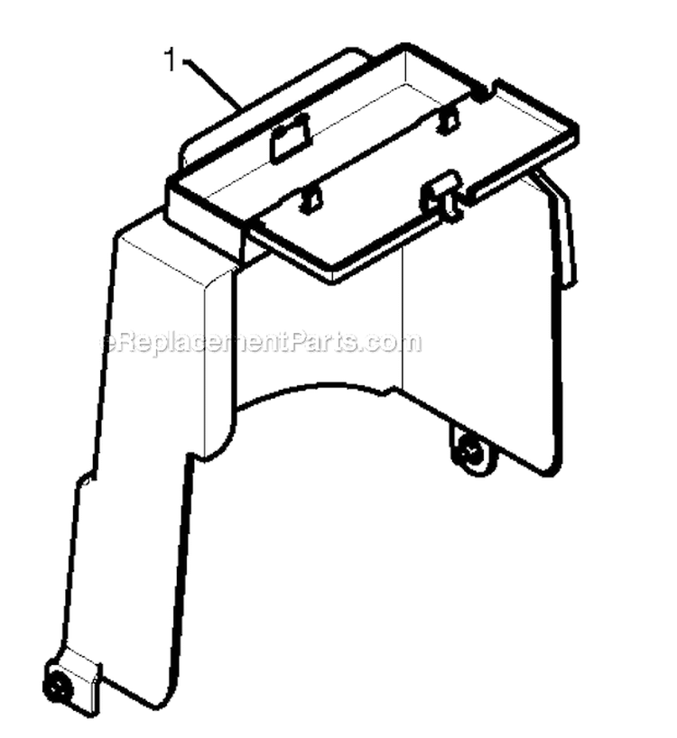 Chassis Engine Pulleys Diagram and Parts List for PR14527ES 96198004702 - 2012-06 Poulan Snow Blower