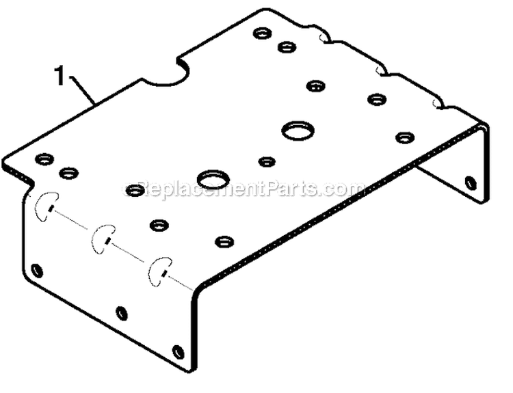 Chassis Engine Pulleys Diagram and Parts List for PR14527ES 96198004702 - 2012-06 Poulan Snow Blower