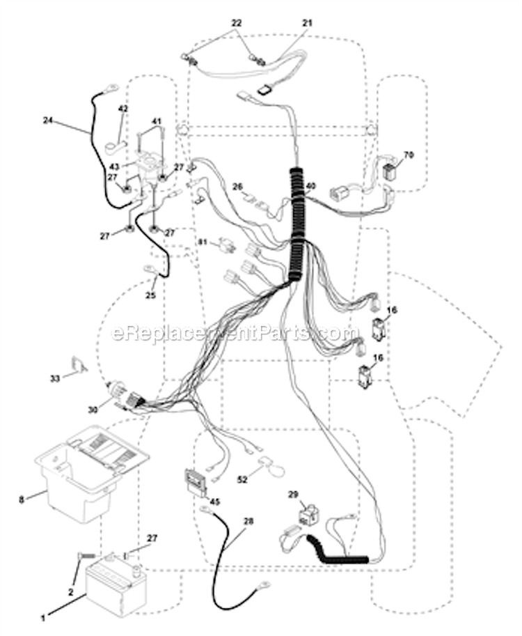 Page D Diagram and Parts List for PR16H42STA 2000 Poulan Lawn Tractor