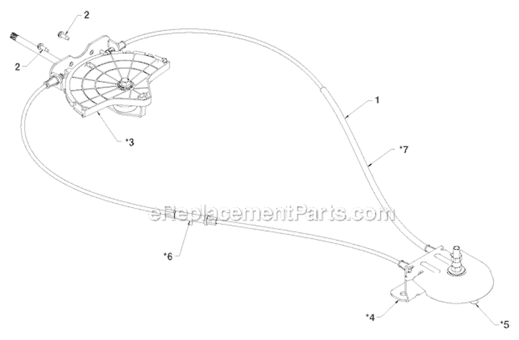 Control Panel Discharge Chute Diagram and Parts List for PR18530ES 96198004902 - 2012-07 Poulan Snow Blower