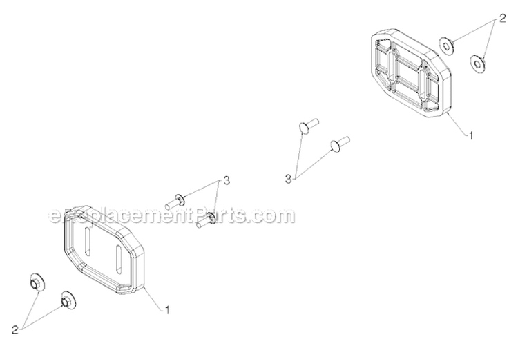 Auger Housing Impeller Diagram and Parts List for PR18530ES 96198004904 - 2012-08 Poulan Snow Blower