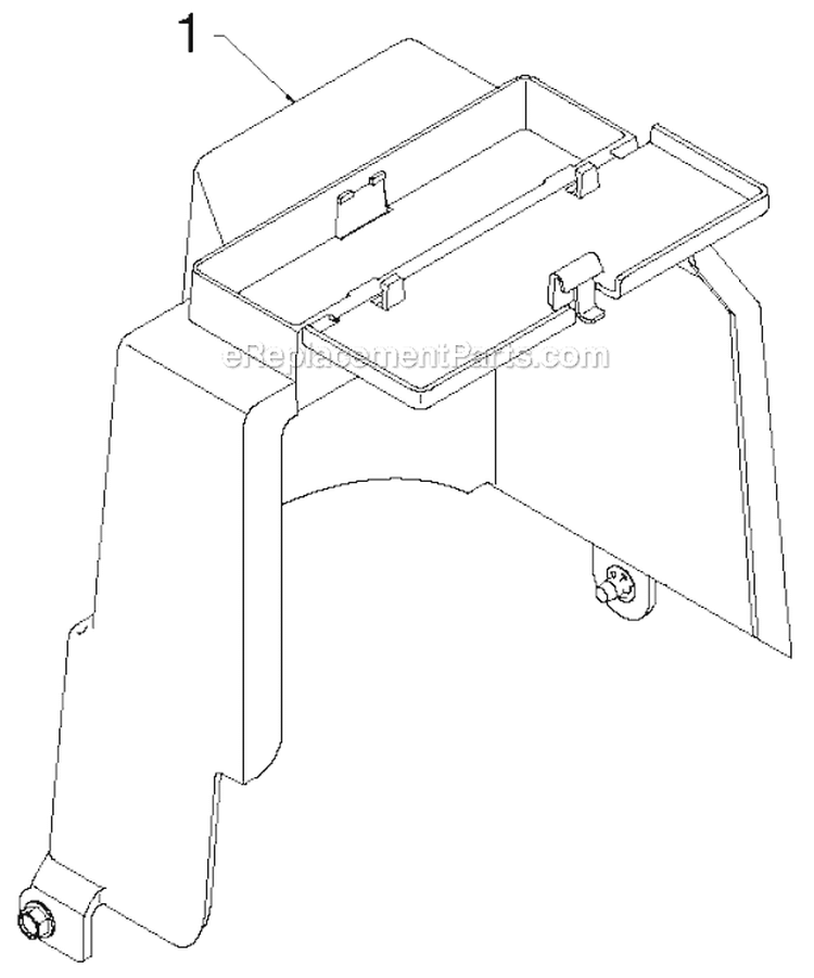 Chassis Engine Pulleys Diagram and Parts List for PR624ES 96198004604 - 2012-08 Poulan Snow Blower