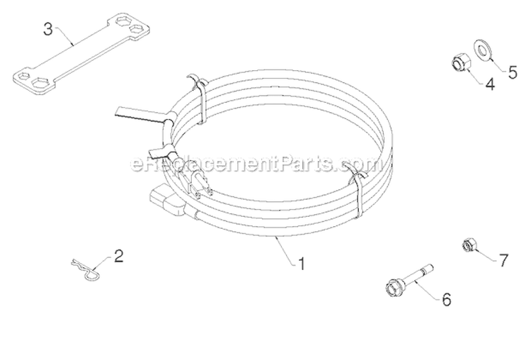 Accessories Diagram and Parts List for PR627ES 96192003803 - 2012-08 Poulan Snow Blower
