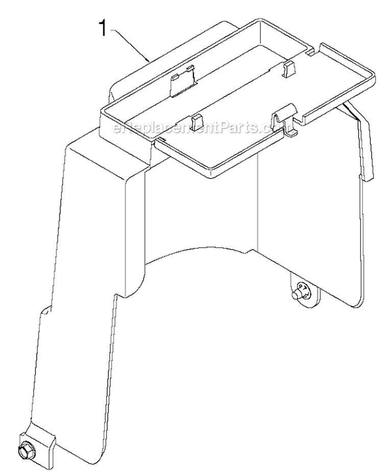 Chassis Engine Pulley Diagram and Parts List for PR627ES 96192003803 - 2012-08 Poulan Snow Blower