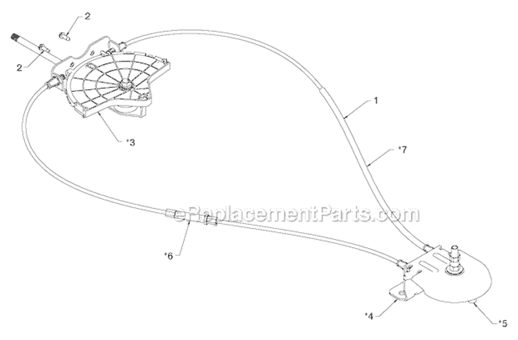 Control Panel Discharge Chute Diagram and Parts List for PR627ES 96192003804 - 2012-06 Poulan Snow Blower