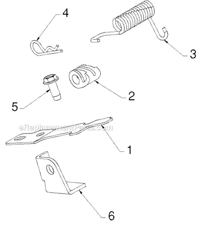 Handle Diagram and Parts List for PR627ES 96192003804 - 2012-06 Poulan Snow Blower