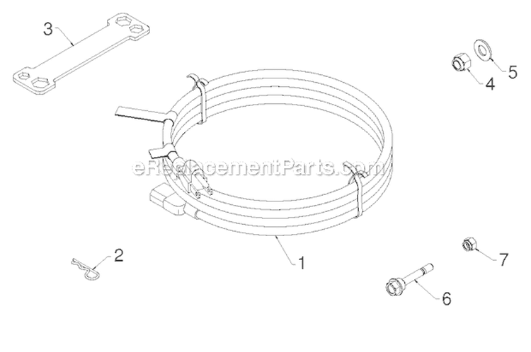 Accessories Diagram and Parts List for PR627ES 96192003804 - 2012-06 Poulan Snow Blower