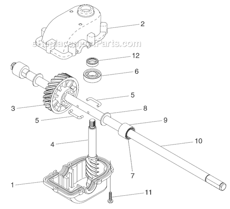 Page C Diagram and Parts List for PR675HVP 96142001501 Poulan Lawn Mower