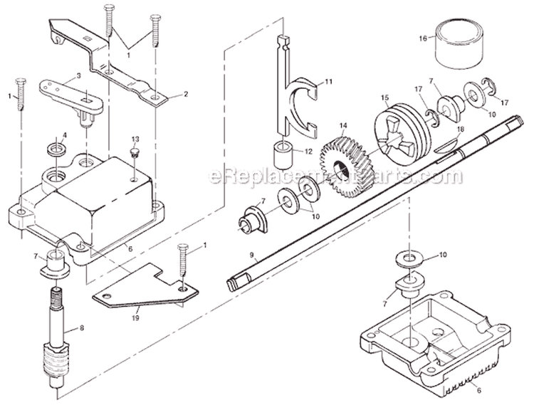 Page C Diagram and Parts List for PR6Y22CHA  Poulan Lawn Mower