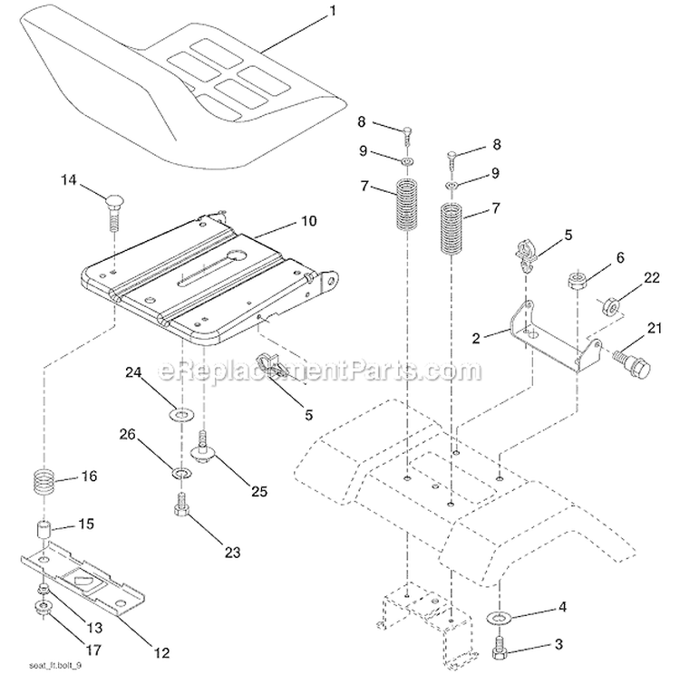 Wheels  Tires Diagram and Parts List for PXT12538  Poulan Lawn Tractor