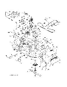 Mower deck Diagram and Parts List for 96042010700  Poulan Lawn Tractor