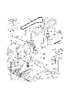 Drive Diagram and Parts List for 96016002200  Poulan Lawn Tractor