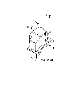 Belt cover Diagram and Parts List for 96192009102  Poulan Snow Blower