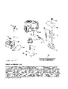 Engine Diagram and Parts List for 96042017000  Poulan Lawn Tractor