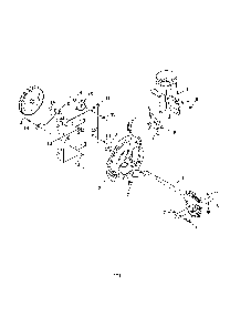 Impeller & gearbox Diagram and Parts List for 96192009600  Poulan Snow Blower