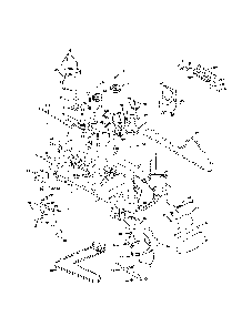 Mower deck Diagram and Parts List for 96012002001  Poulan Lawn Tractor