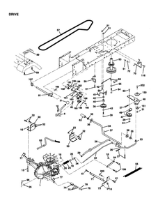 Part Location Diagram of 4470J Poulan Spacer Split 395 X 59 Bzp
