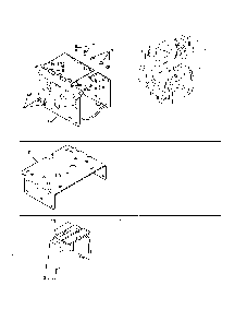 Engine/mounting plate/cover Diagram and Parts List for 96198004600  Poulan Snow Blower