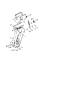 Chute & deflector weldments Diagram and Parts List for 96192003700  Poulan Snow Blower