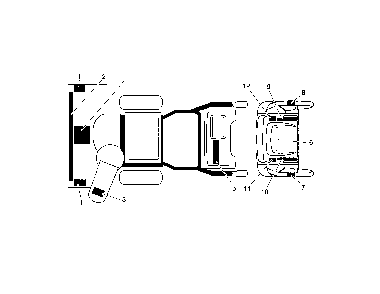 Decals Diagram and Parts List for 96192000400  Poulan Snow Blower