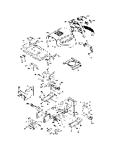 Chassis Diagram and Parts List for 96012006000  Poulan Lawn Tractor