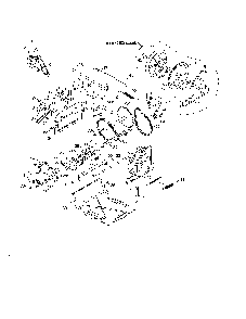 Drive Diagram and Parts List for 96198004602  Poulan Snow Blower