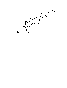 Axle Diagram and Parts List for 96198004604  Poulan Snow Blower