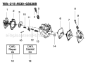 Page A Diagram and Parts List for 112  Poulan Trimmer