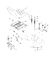 Seat Diagram and Parts List for 96016001700  Poulan Lawn Tractor