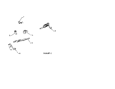 Interlock spring & cam Diagram and Parts List for 96192003701  Poulan Snow Blower