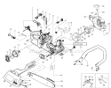 Page A Diagram and Parts List for 1950LE Type 1 Poulan Chainsaw
