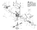 Page B Diagram and Parts List for 1950 Type 1 Poulan Chainsaw