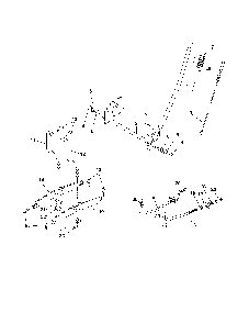Mower lift Diagram and Parts List for 96016001800  Poulan Lawn Tractor