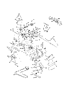 Mower deck Diagram and Parts List for 96012003201  Poulan Lawn Tractor